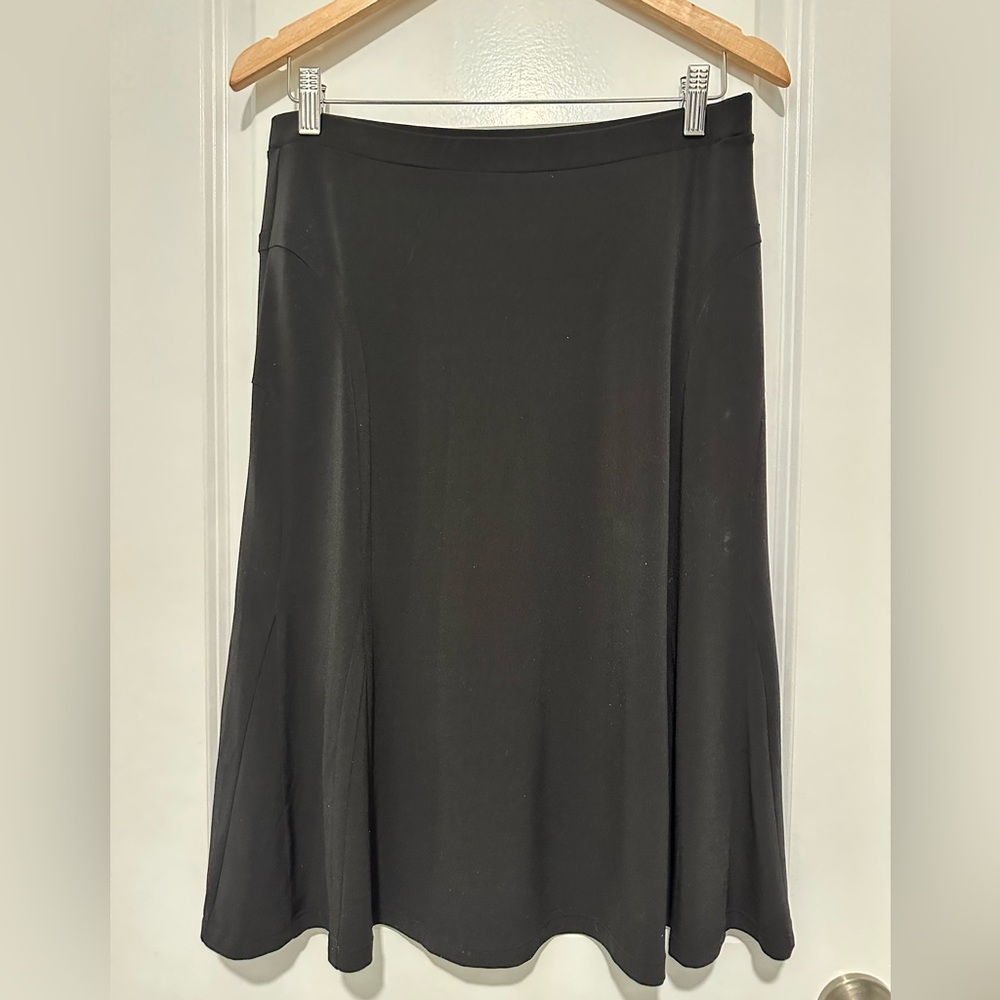 Alfani Classic Black A-Line Pull On Skirt Women’s Size Medium
